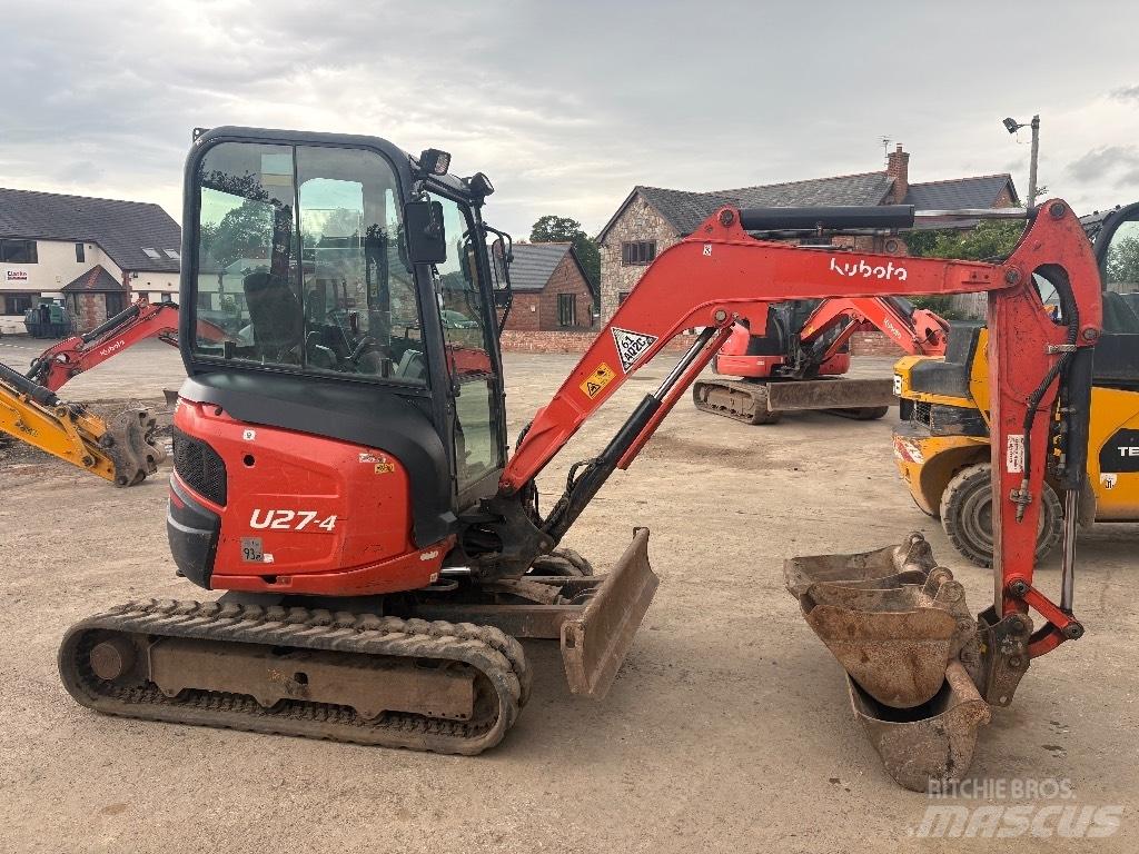 Kubota U 27-4 Mini bagri <7t