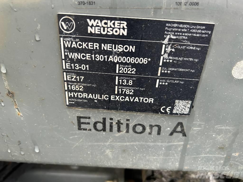 Wacker Neuson EZ17 Bagri goseničarji