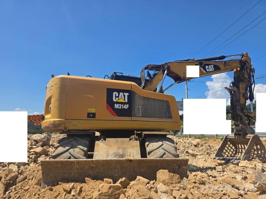 CAT 314F Bagri na kolesih