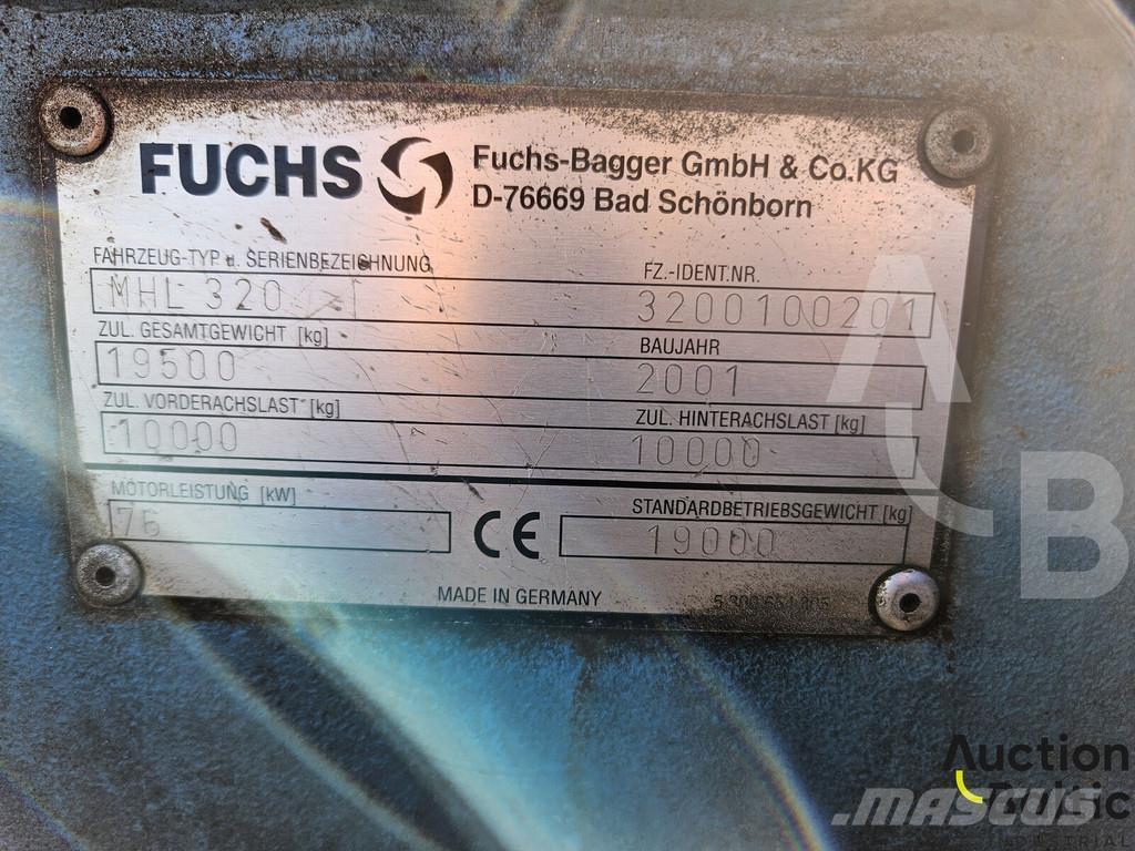 Fuchs MHL 320 Bagri na kolesih