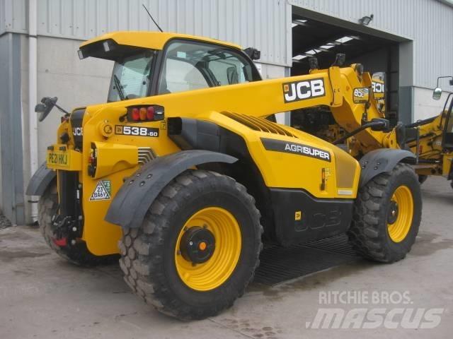 JCB 538-60 Kmetijski teleskopski nakladalci