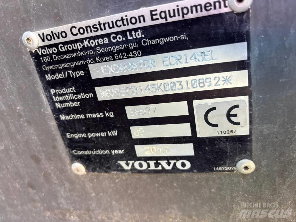 Volvo ECR145EL Bagri goseničarji