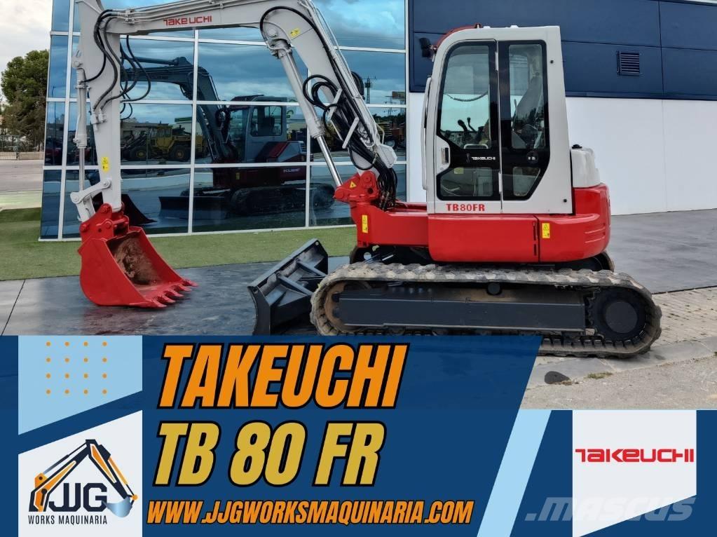 Takeuchi TB 80 FR Midi bagri 7t – 12t