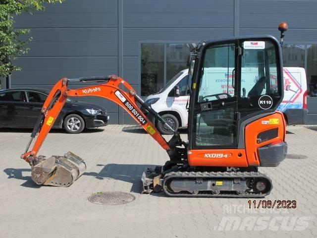 Kubota KX 019-4 Mini bagri <7t