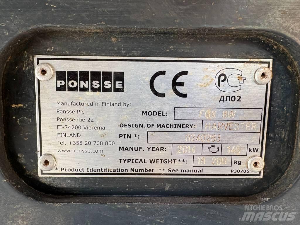 Ponsse Fox Harvesterji