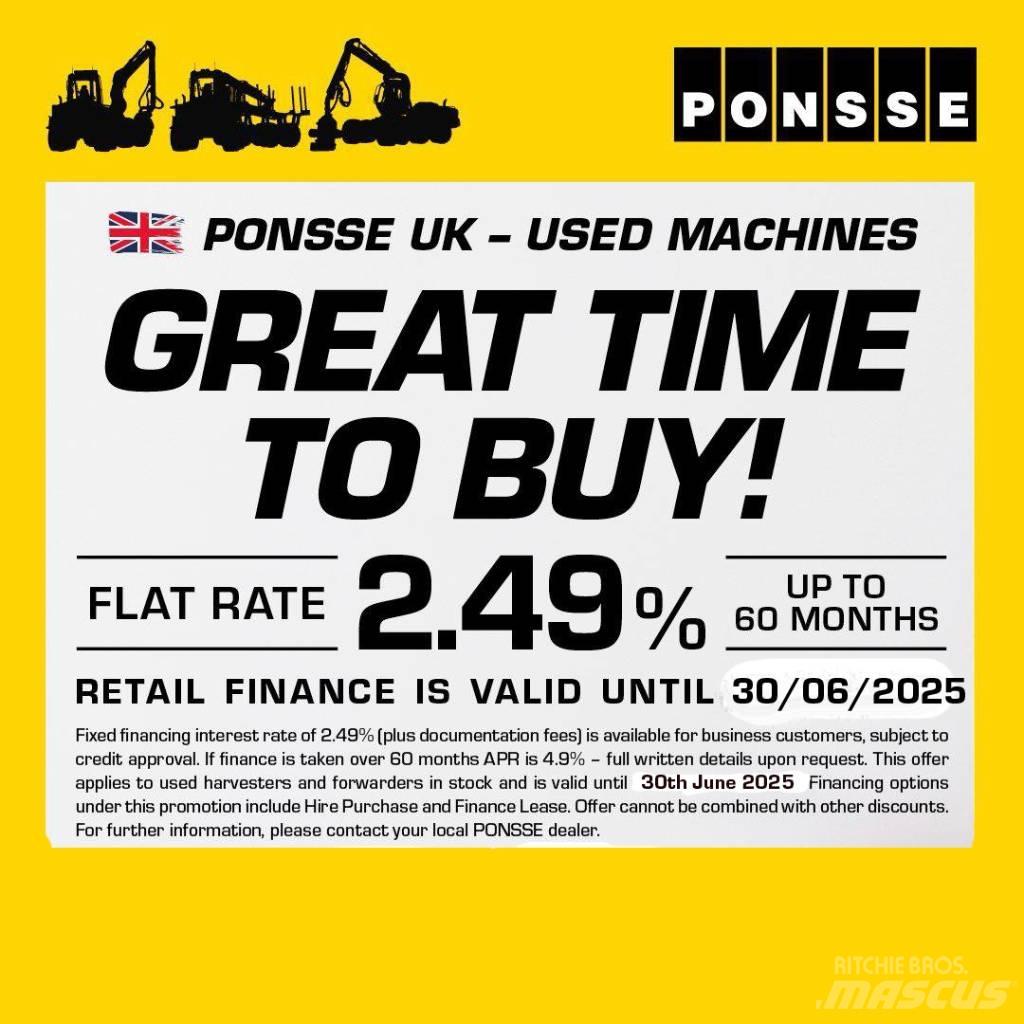 Ponsse Fox Harvesterji