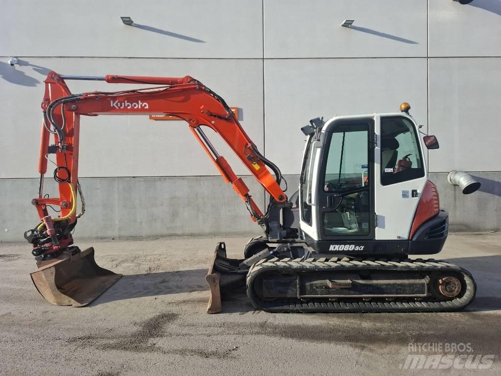 Kubota KX 080-3 Midi bagri 7t – 12t