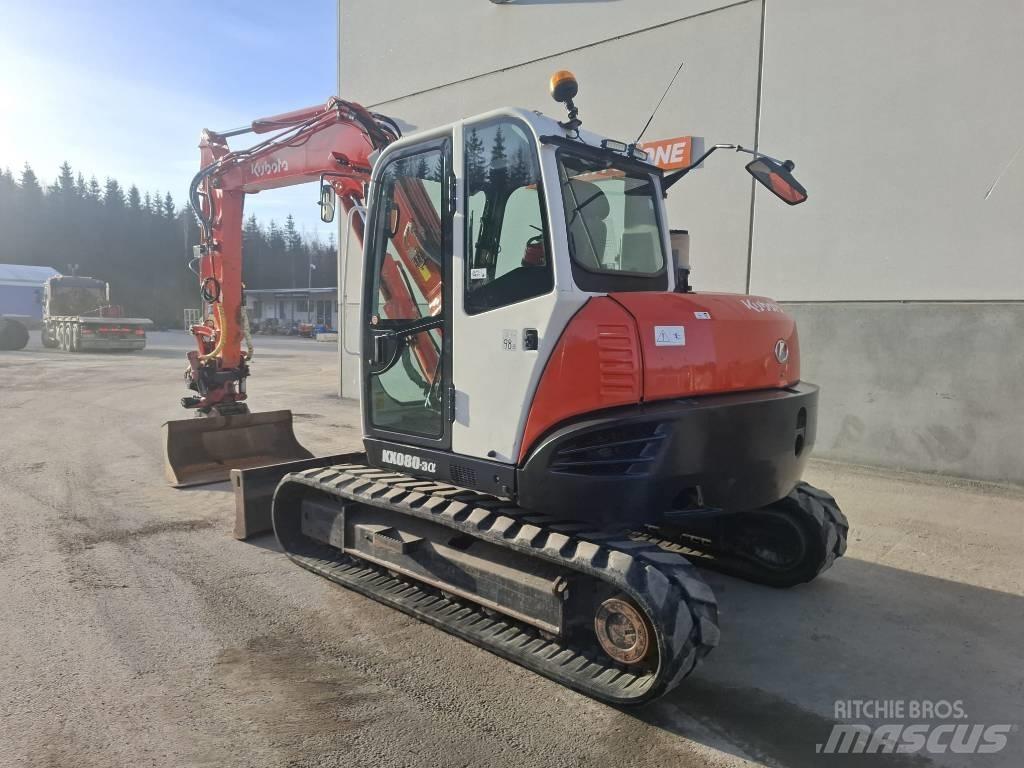 Kubota KX 080-3 Midi bagri 7t – 12t