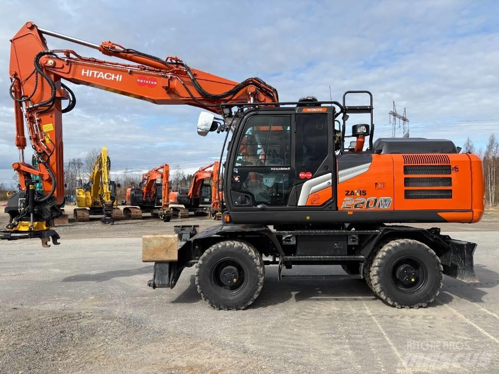 Hitachi ZX220W-7 2P Bagri na kolesih