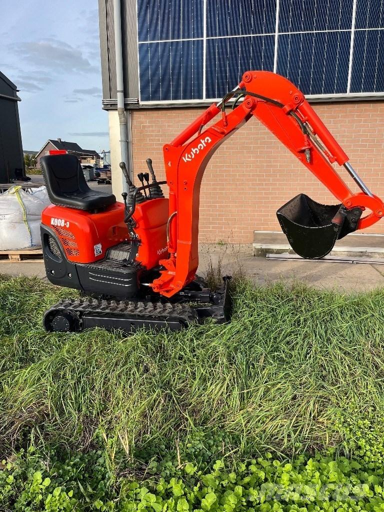 Kubota K 008-3 Mini bagri <7t