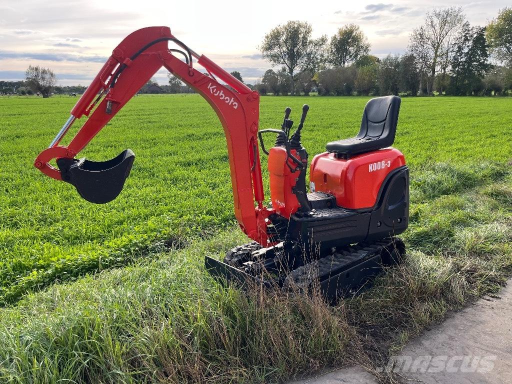 Kubota K 008-3 Mini bagri <7t