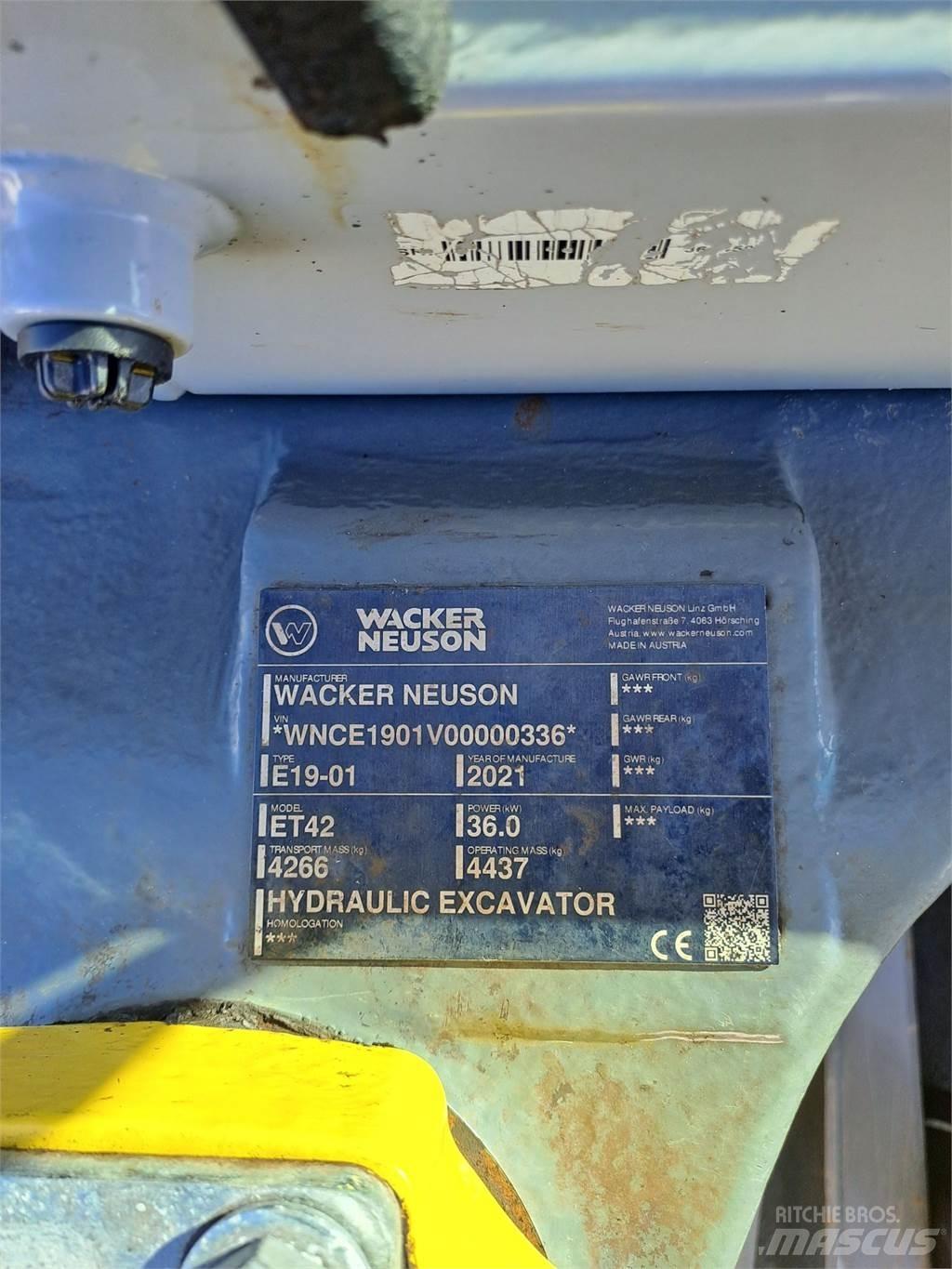 Wacker Neuson ET42 Bagri goseničarji