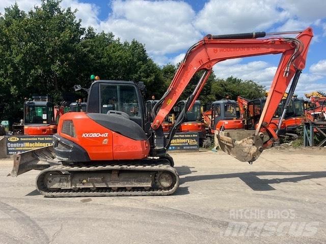 Kubota KX 080-4 Midi bagri 7t – 12t