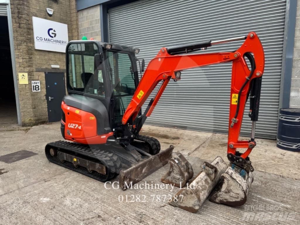 Kubota U 27-4 Mini bagri <7t