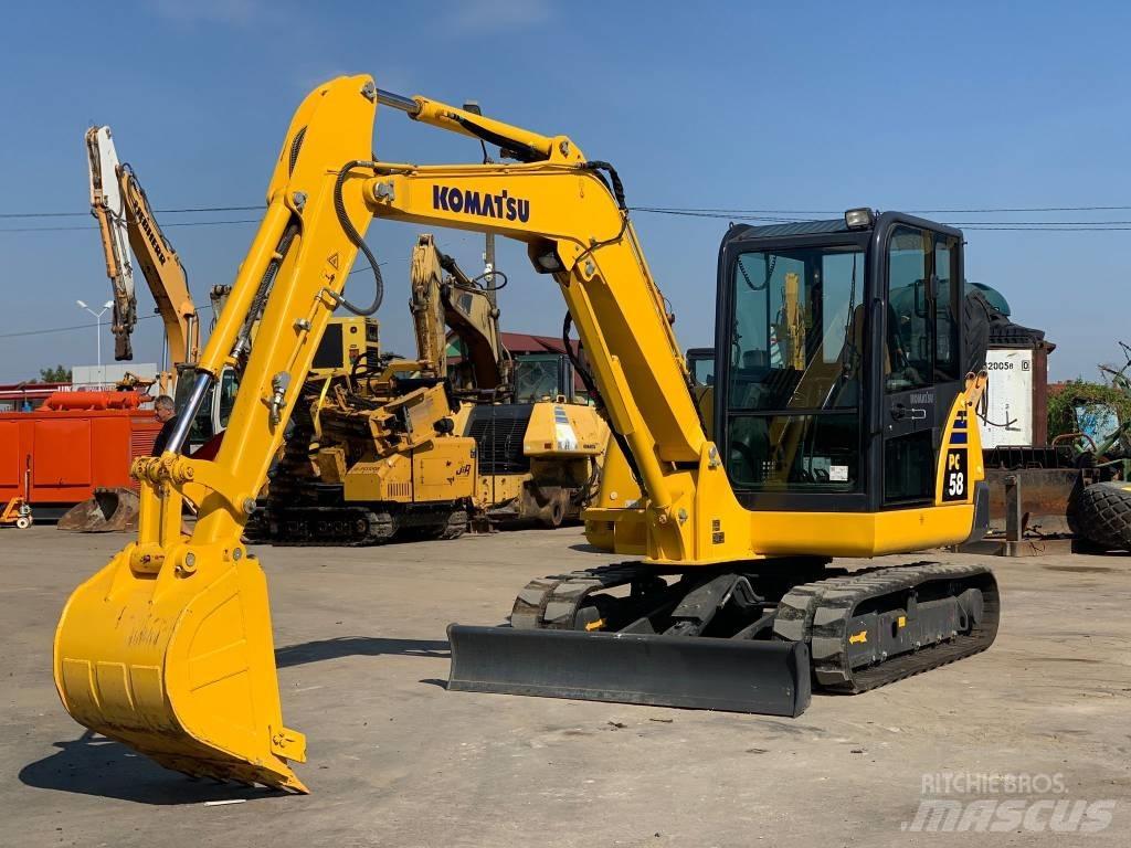Komatsu PC58-8 Mini bagri <7t