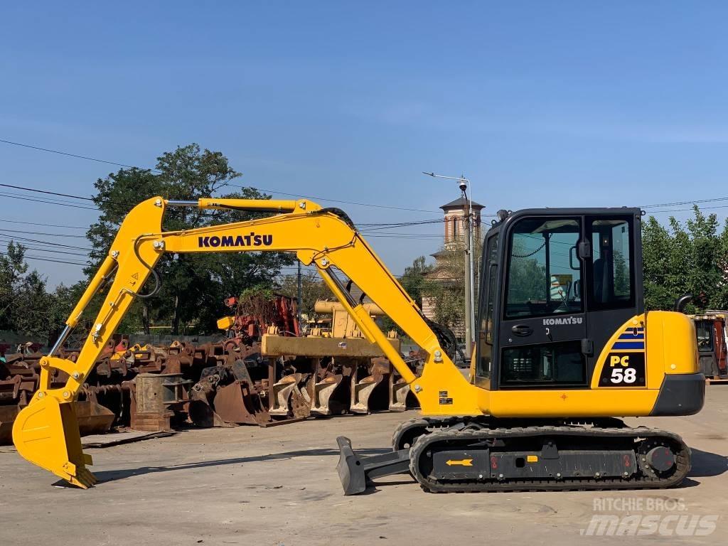 Komatsu PC58-8 Mini bagri <7t