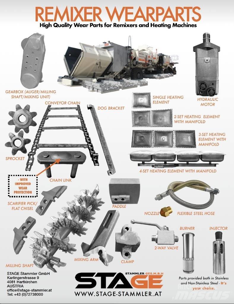 Wirtgen RX4500 Priključki za asfalterska dela