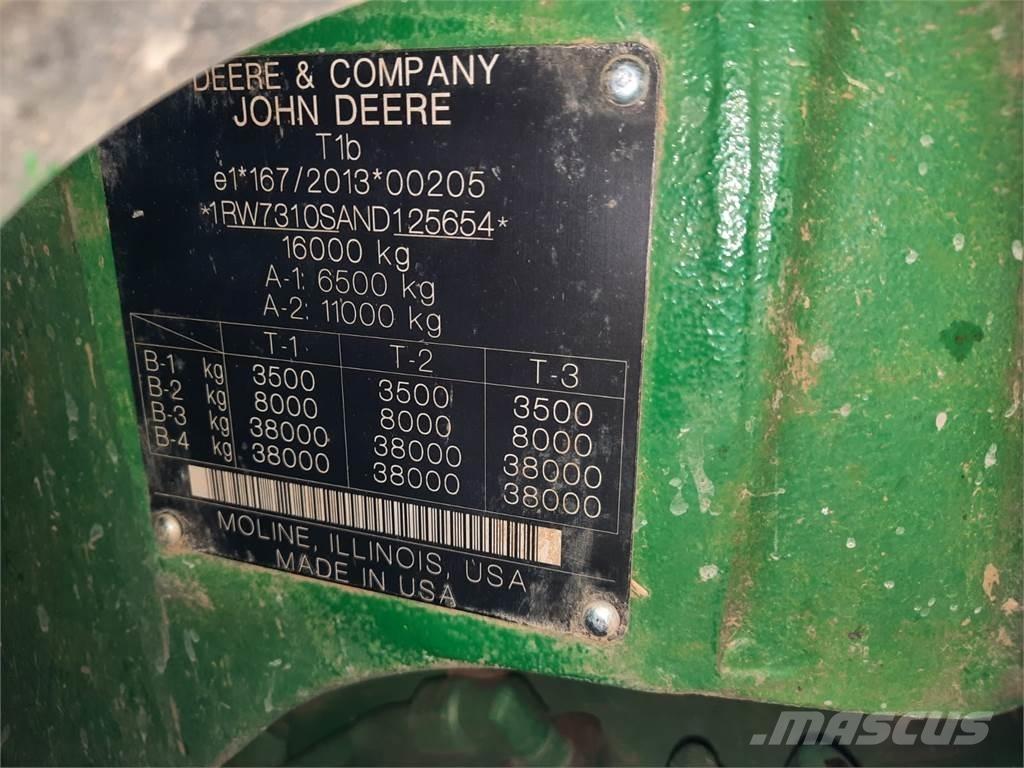 John Deere 7r310 Traktorji