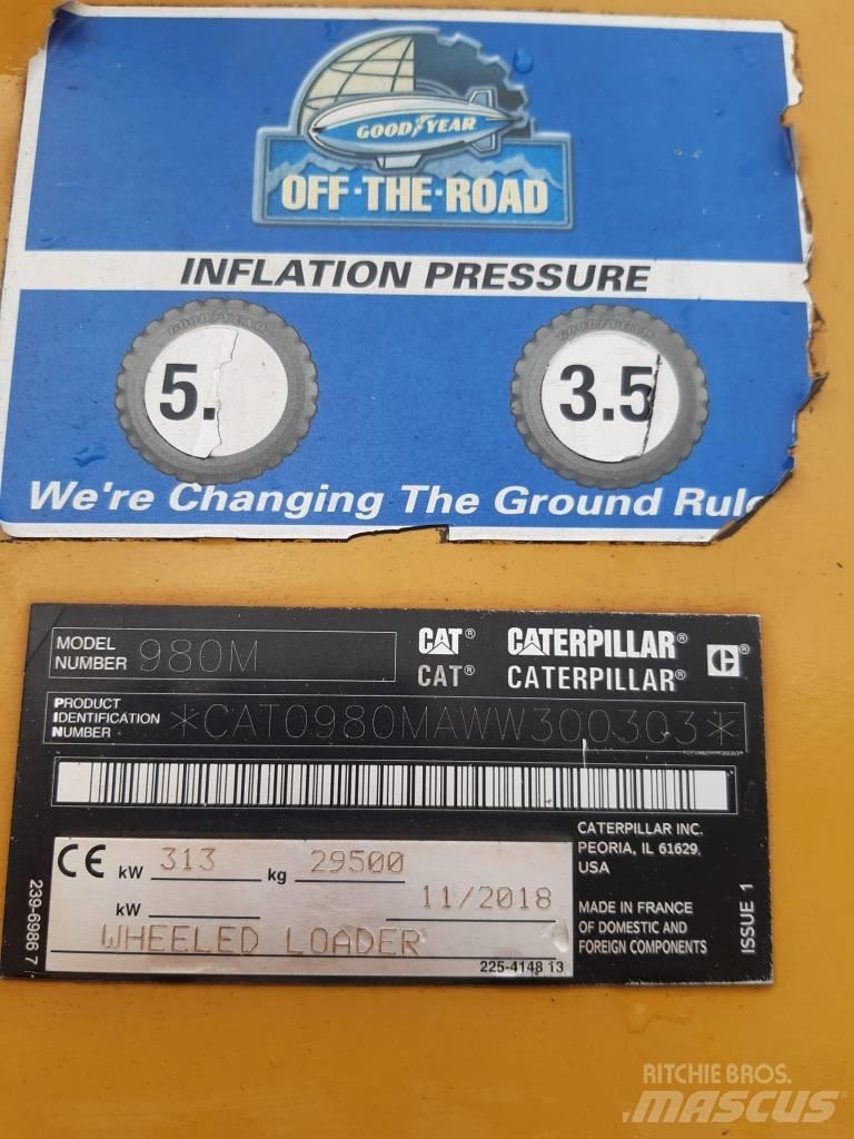 CAT 980 M Kolesni nakladalci