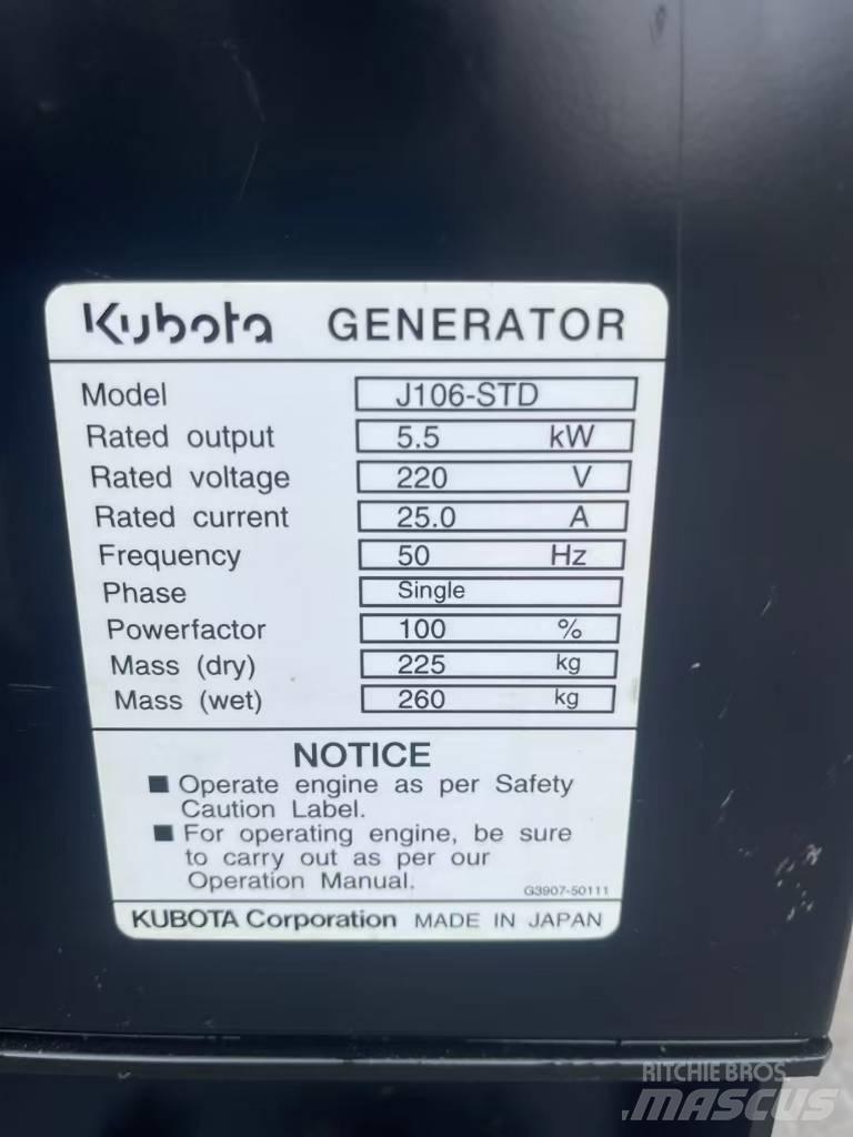 Kubota J106 Dizelski agregati