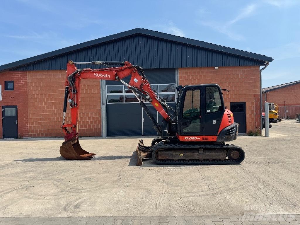 Kubota KX 080-4 Midi bagri 7t – 12t