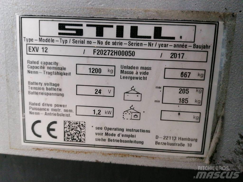 Still EXV12 Ročni električni viličar