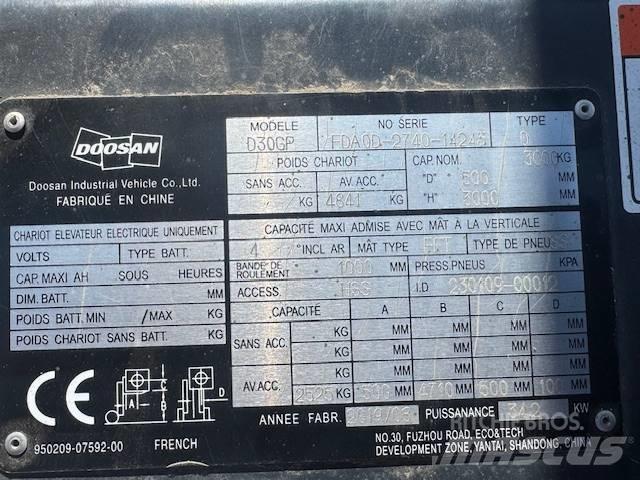 Doosan D30 Plus Dizelski viličarji