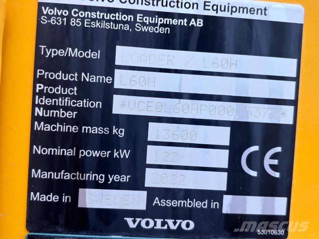 Volvo L 60 H Kolesni nakladalci