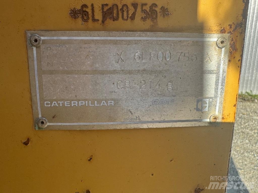 CAT CB 214 B Kompaktorji tal