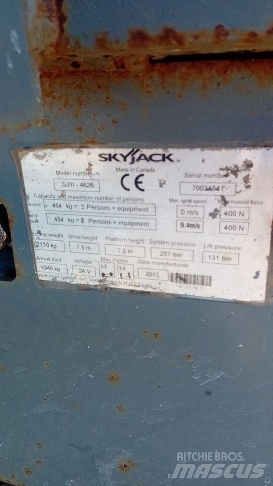 SkyJack SJ4626 Škarjaste dvižne ploščadi