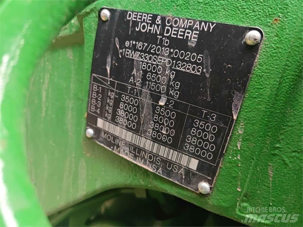 John Deere 7R 330 Traktorji