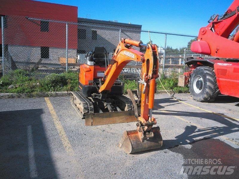 Kubota U 17 Mini bagri <7t