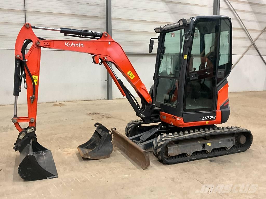 Kubota U 27-4 Mini bagri <7t