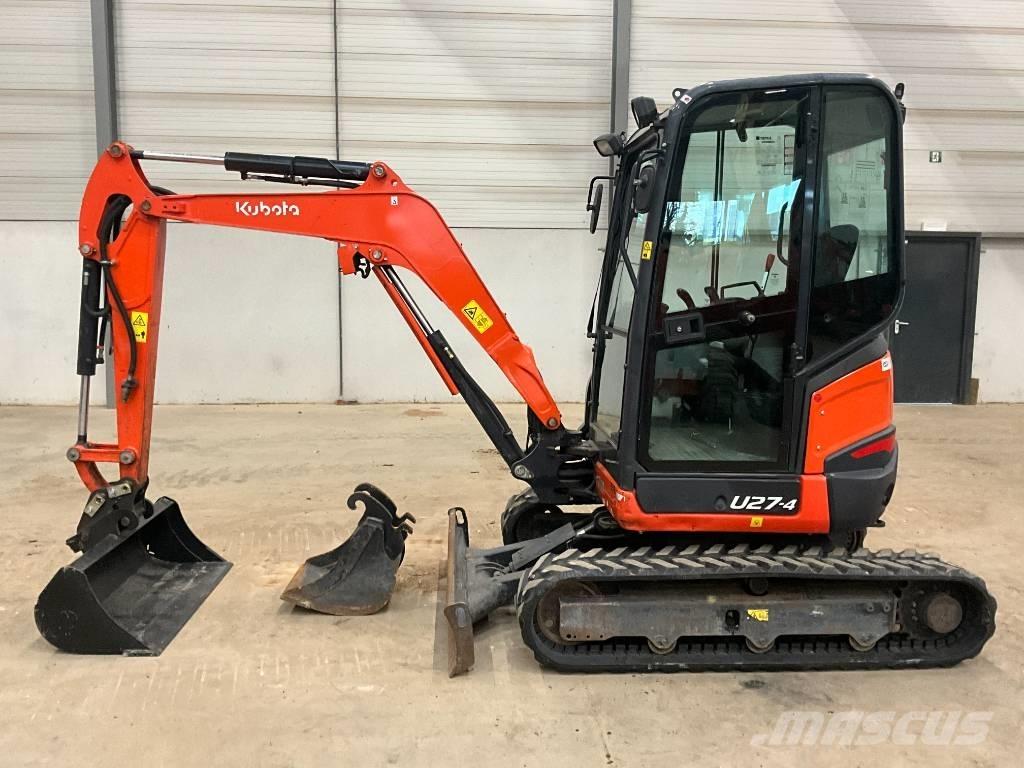 Kubota U 27-4 Mini bagri <7t