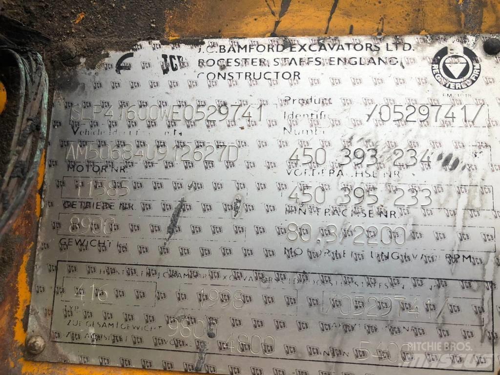 JCB 416 B FOR PARTS Kolesni nakladalci