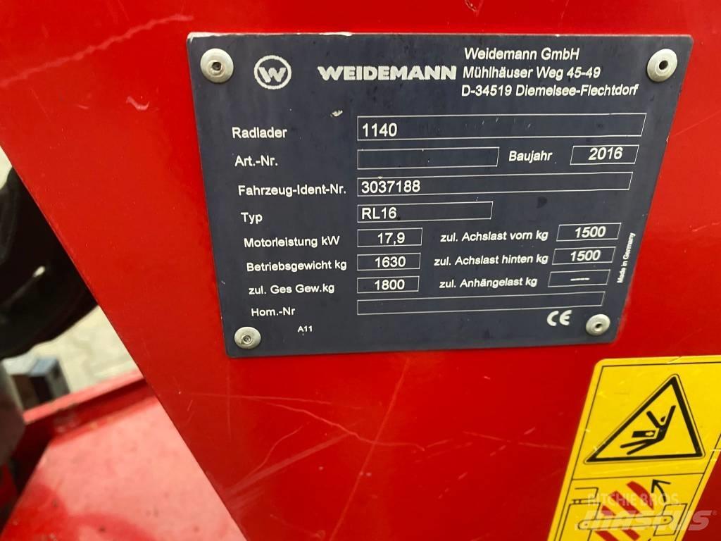 Weidemann 1140 Kolesni nakladalci