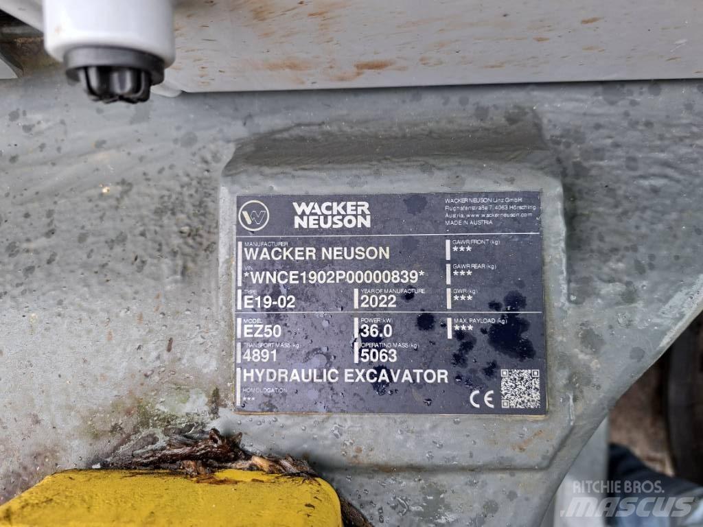 Wacker Neuson EZ50 Bagri goseničarji