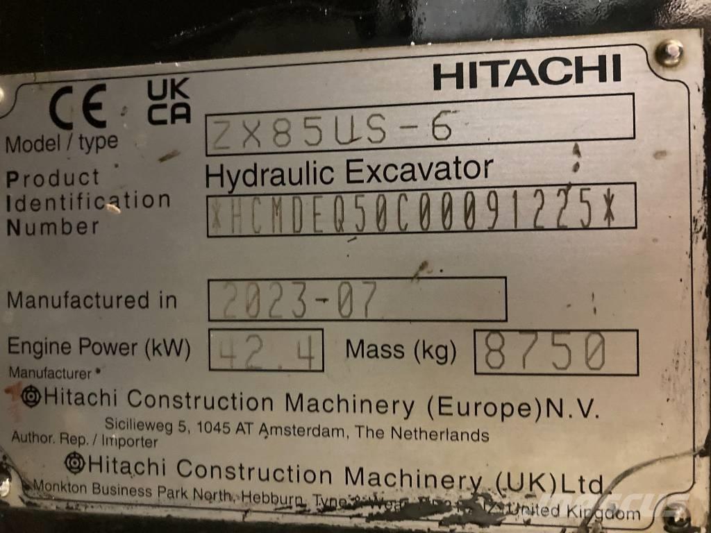 Hitachi ZX 85 US-6 Midi bagri 7t – 12t