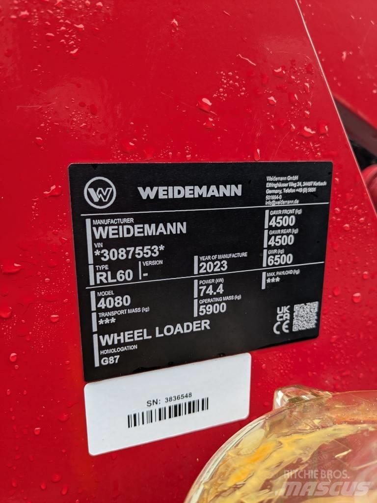 Weidemann 4080 Kolesni nakladalci