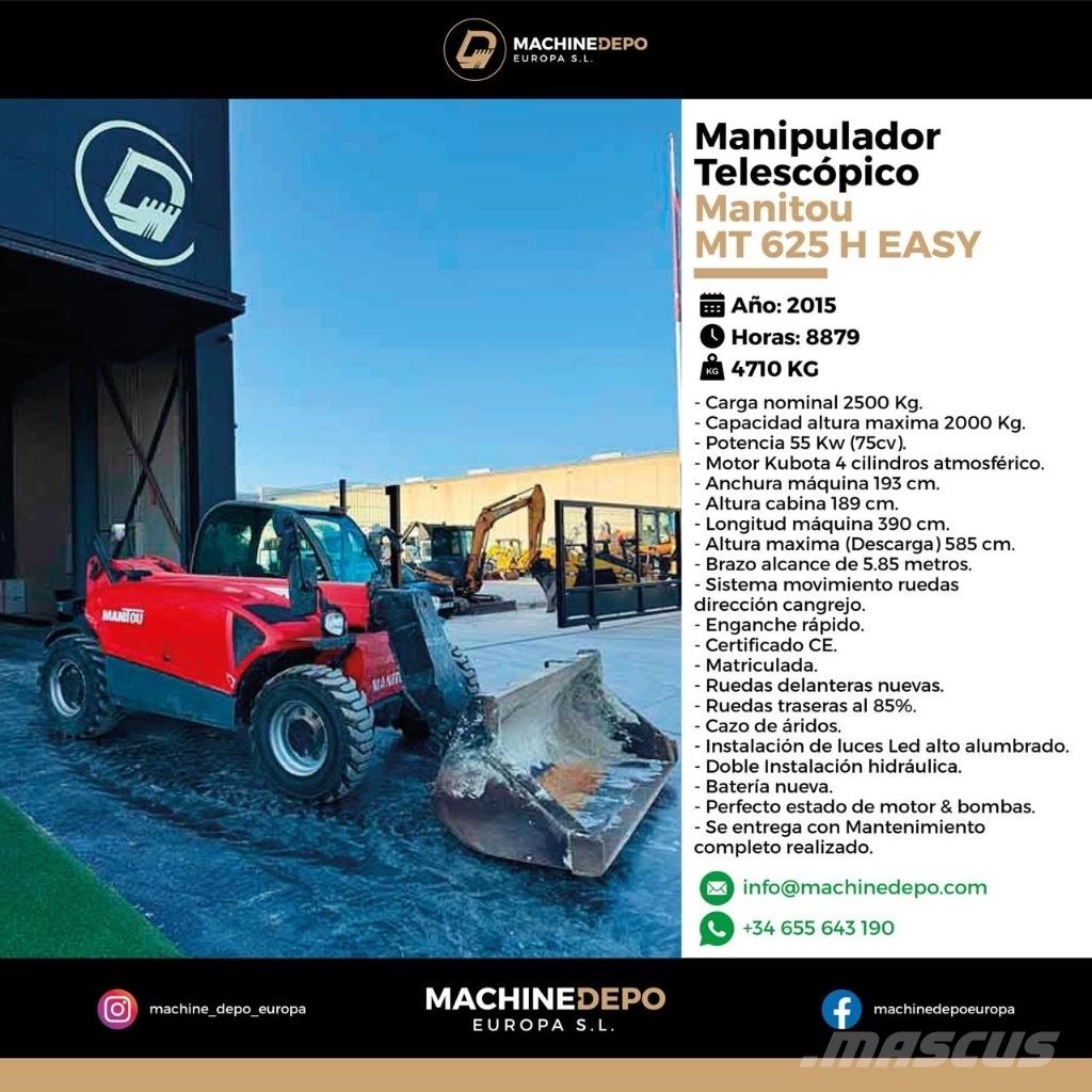 Manitou MT 625 H Teleskopski viličarji