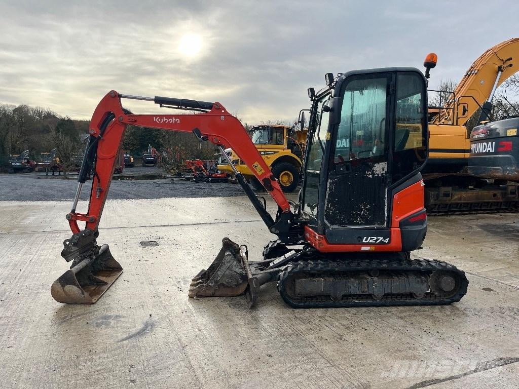 Kubota U 27-4 Mini bagri <7t
