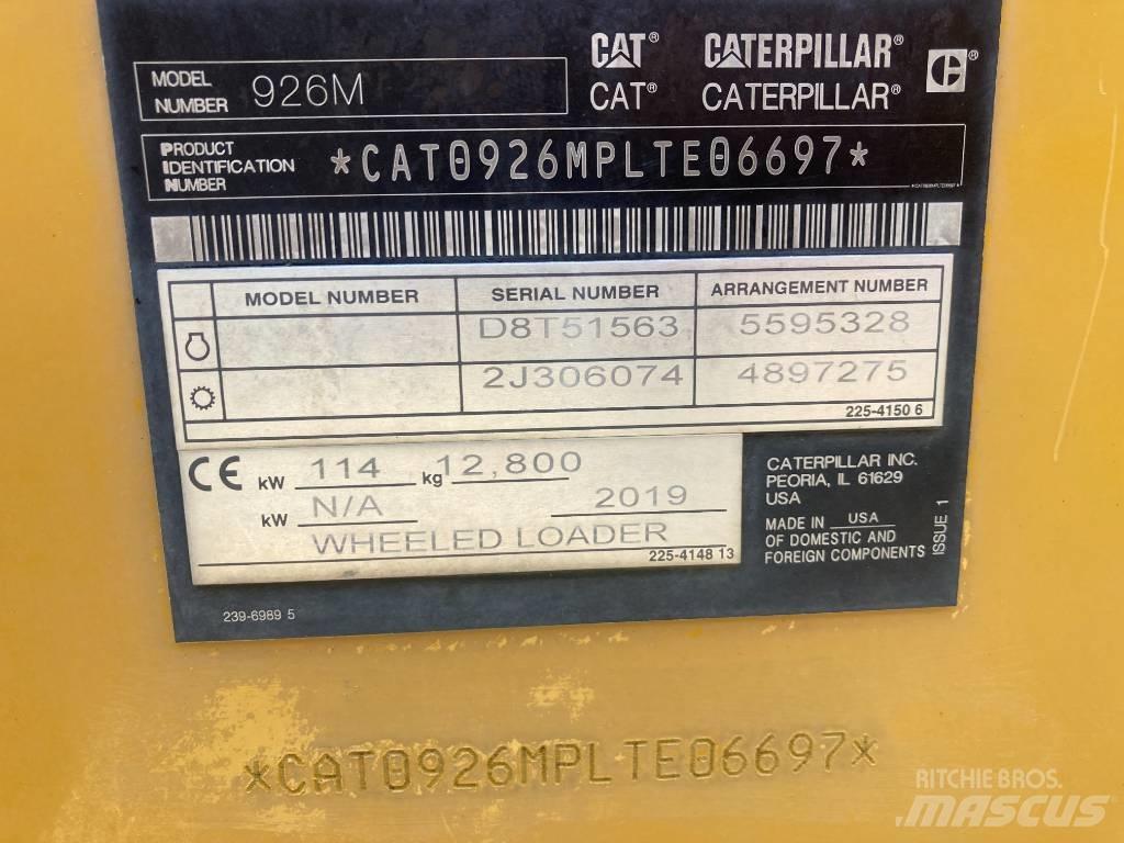 CAT 926M Kolesni nakladalci
