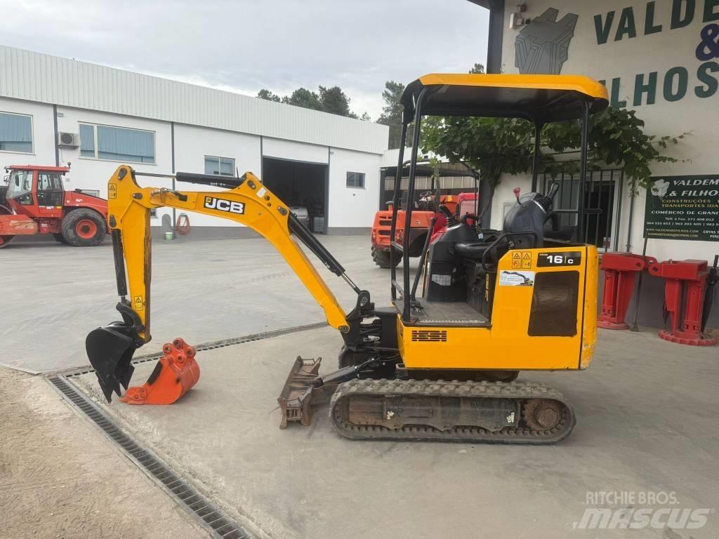 JCB 16 C-1, 904h Mini bagri <7t
