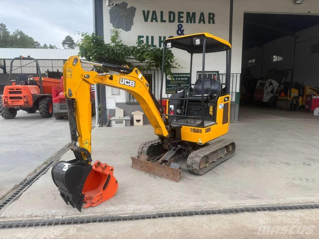 JCB 16 C-1, 904h Mini bagri <7t