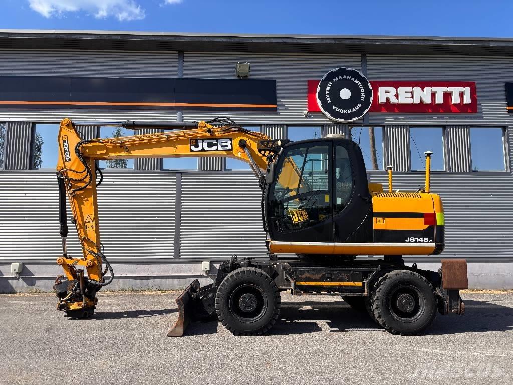JCB JS 145 W Bagri na kolesih