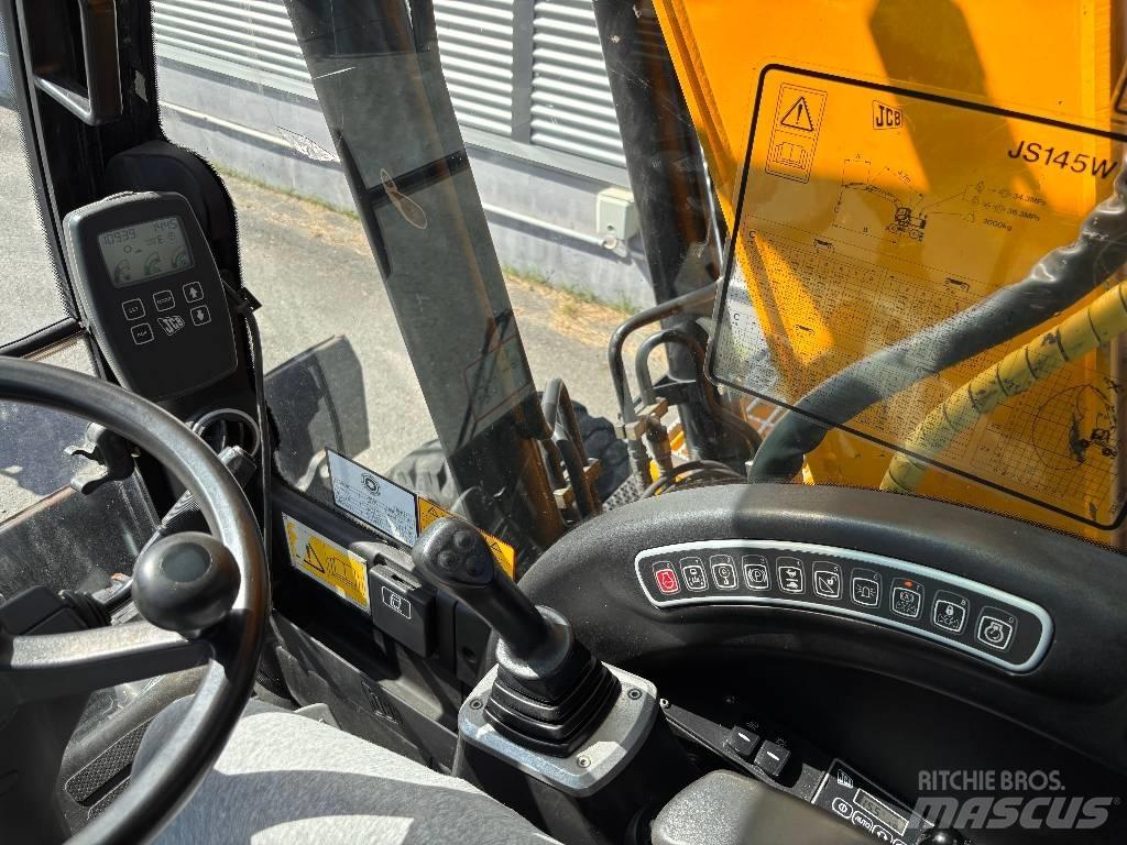 JCB JS 145 W Bagri na kolesih