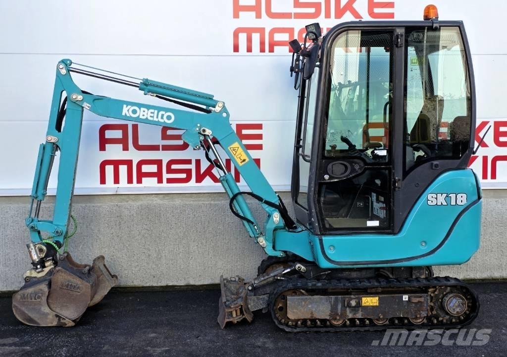 Kobelco SK 18 Mini bagri <7t