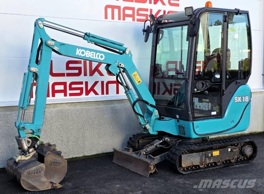 Kobelco SK 18 Mini bagri <7t