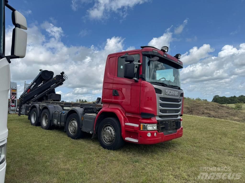 Scania R 490 Tovornjaki z žerjavom