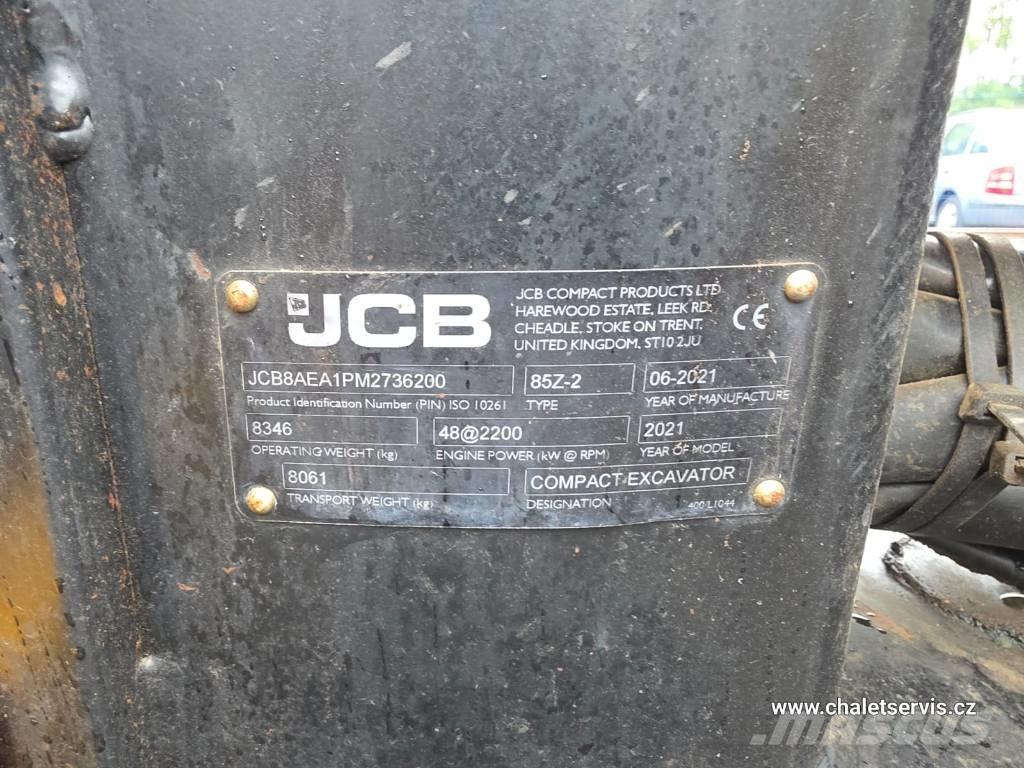 JCB 85 Z-2 Midi bagri 7t – 12t